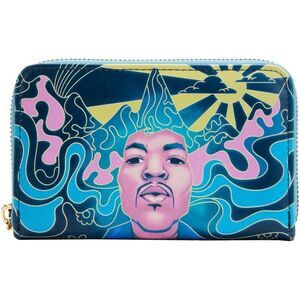 Jimi Hendrix - LOUNGEFLY: JIMI HENDRIX PSYCHEDELIC LANDSCAPE ZIP AROUND WALLET